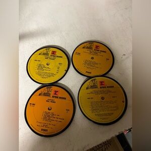 Neil Young Vinyl Record Collection coasters